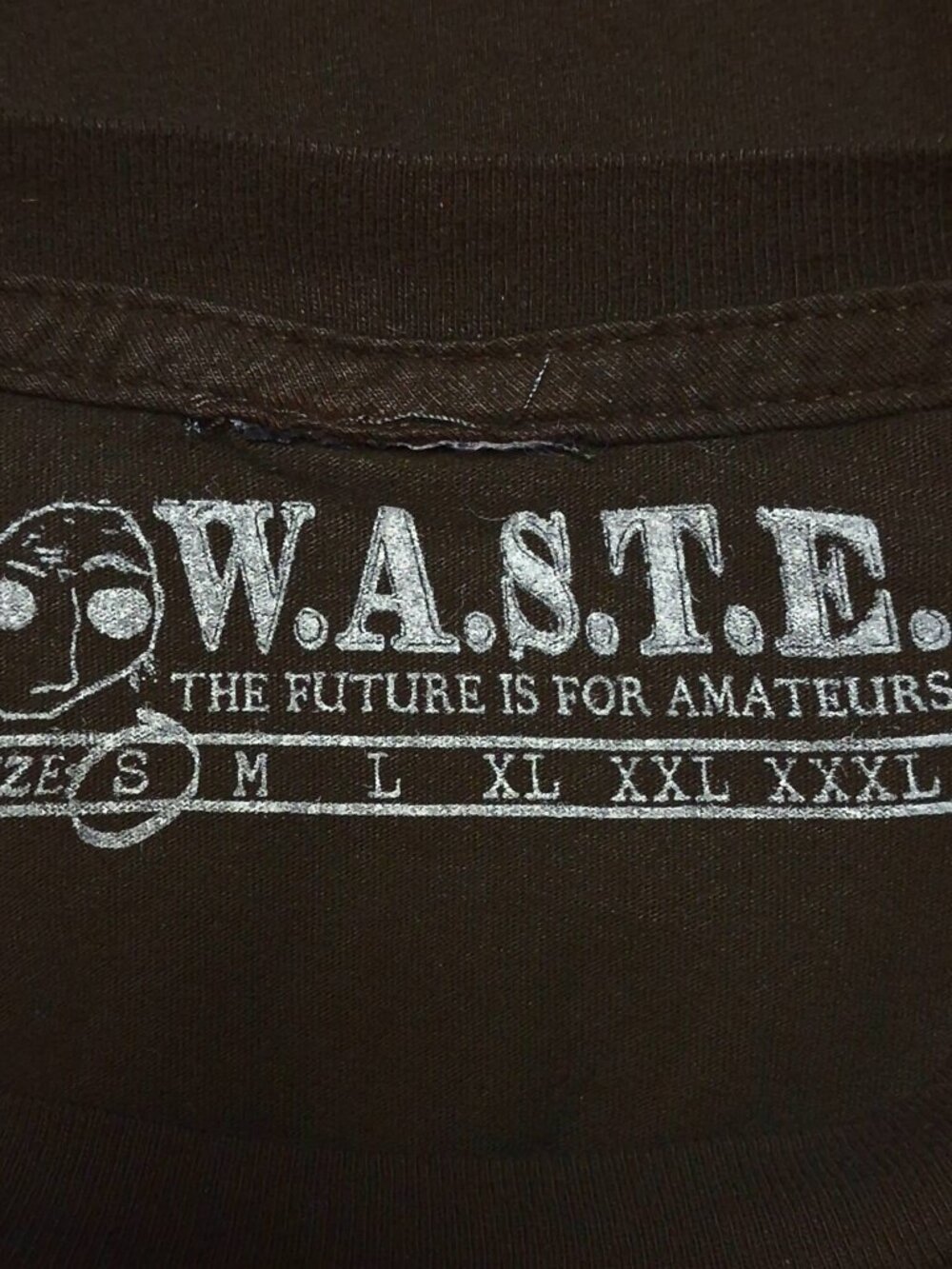 Radiohead T-Shirt W.A.S.T.E Ice Caps Melting Men's Small Black RARE NWOT NEW - Picture 3 of 8